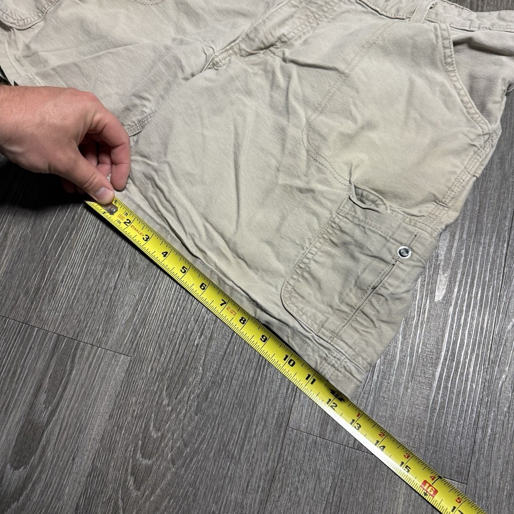 Carhartt Womens VTG Cargo Shorts 7-Pocket  Khaki Y2K Sz 14 Hiking - Picture 4 of 6